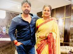 Bhojpuri News: कान में झुमका और बाल में गजरा, पवन सिंह के साथ ये कहां पहुंचीं अंजना? यूजर्स बोले- सलामत रहे जोड़ी