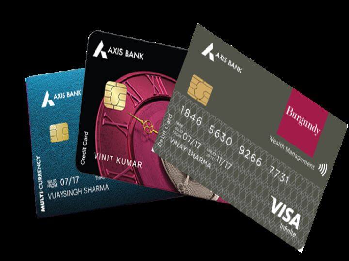 Axis Bank Burgundy Private Credit Card- केवल 1.5 फीसदी प्रति माह ब्याज देना होता है. इस कार्ड से अंतरराष्ट्रीय लेनदेन करने पर कोई फॉरेन एक्सचेंज मार्क फी नहीं लगेगी. साथ ही एटीएम से पैसे निकालने पर भी आपको चार्ज नहीं देना होता. इस कार्ड का वार्षिक शुल्क 50,000 रुपये है. बुरगुंडी प्राइवेट कस्मटमर्स को ये चार्ज नहीं देने होते.