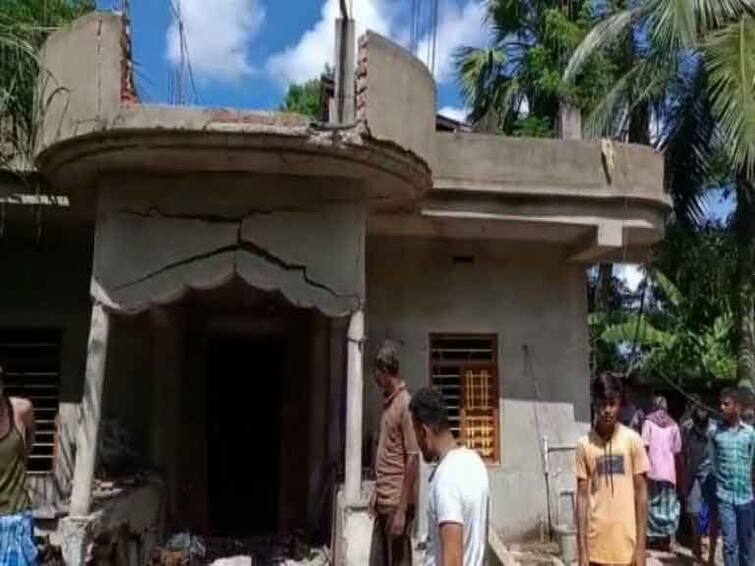 East Midnapur panskura 1 dead in illegal betting factory explosion, a part of the house was destroyed East Midnapur: বেআইনি বাজি কারখানায় বিস্ফোরণে মৃত ১, তীব্রতায় ভাঙল বাড়ির একাংশ