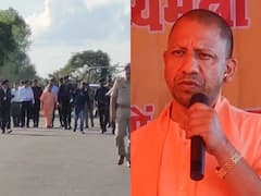 बलरामपुर: सीएम योगी ने बाढ़ग्रस्त इलाकों का किया हवाई सर्वेक्षण, आधा दर्जन गांव के लोगों को बांटी राहत सामग्री