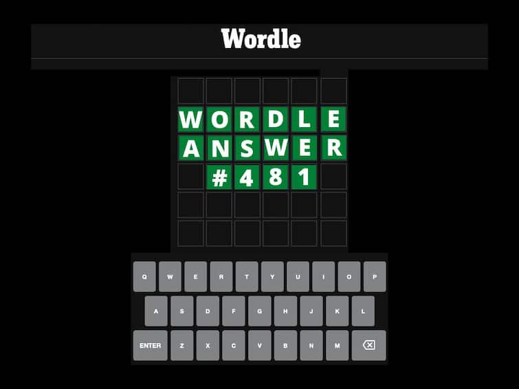 Wordle 481 Answer, October 13 Check Out Hints And Clues To Solve Today