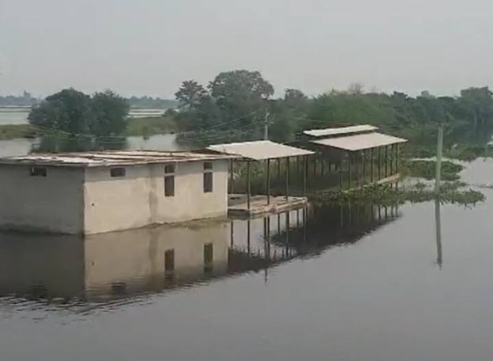 up news gonda flood ghaghra river reached one meter above the danger mark ann Gonda Flood: गोंडा में खतरे के निशान से 1 मीटर ऊपर बह रही है घाघरा नदी, कई गांवों में घुसा पानी, 36 हजार लोग प्रभावित