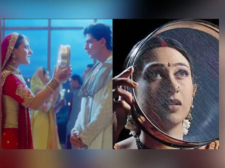 Karwa Chauth 2022 festival in bollywood movies Karwa Chauth 2022:   दिलवाले दुल्हनिया ले जाएंगे ते कभी खुशी कभी गम; 'या' चित्रपटात अनोख्या पद्धतीनं साजरा करण्यात आला 'करवा चौथ' सण