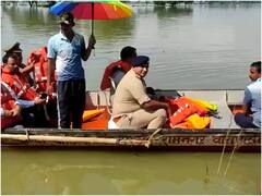 आजमगढ़ में बाढ़ से 100 गांव के हजारों लोग प्रभावित, अधिकारियों के साथ DM ने लिया जायजा