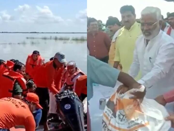 Basti News Jal Shakti Minister Swatantra Dev Singh Visits Flood Affected Areas of Basti Distributes Relief Kits ANN Basti News: जल शक्ति मंत्री स्वतंत्र देव सिंह बस्ती दौरे पर, बाढ़ग्रस्त इलाके का जायजा कर अधिकारियों को दिए निर्देश
