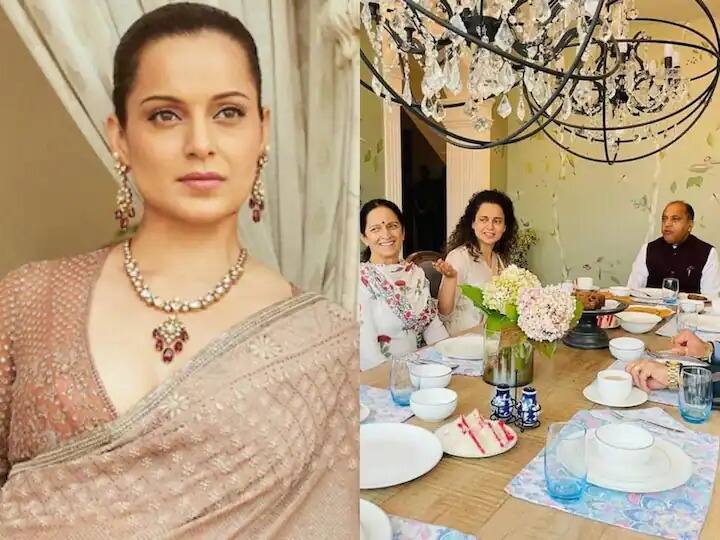 kangana-ranaut-met-cm-jai-ram-thakur-in-manali-serves-him-with-himchali-breakfast Kangana Ransut: ਕੰਗਨਾ ਰਣੌਤ ਨੇ ਹਿਮਾਚਲ ਦੇ ਮੁੱਖ ਮੰਤਰੀ ਨਾਲ ਕੀਤੀ ਮੁਲਾਕਾਤ, ਹਿਮਾਚਲੀ ਨਾਸ਼ਤੇ ਨਾਲ ਕੀਤਾ ਸਵਾਗਤ