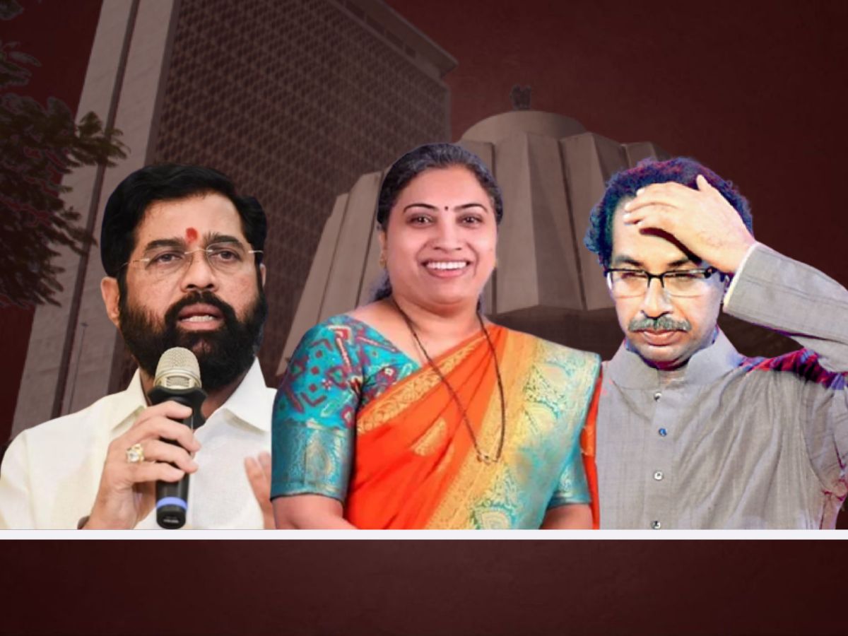 CM Eknath Shinde Tries To Bring Shivsena Leader Rutuja Ramesh Latke ...