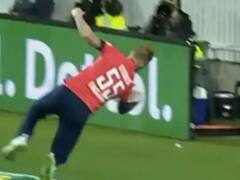 England's Ben Stokes Saves Six With Incredible Fielding On Boundary Rope. Watch Video