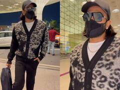 Ranveer Singh Airport Look: एयरपोर्ट पर डैशिंग लुक में स्पॉट हुए रणवीर सिंह, फैन्स के साथ ली सेल्फी, फोटोज वायरल