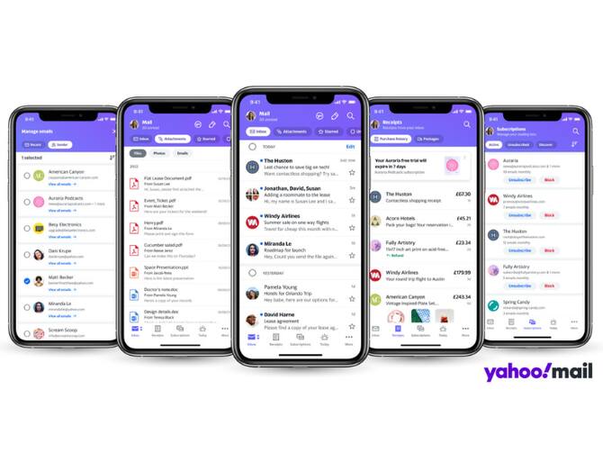 Overview of Yahoo Mail for iOS