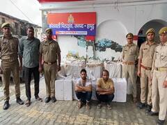 नोएडा STF और हापुड़ पुलिस का बड़ा एक्शन, 75 लाख की विदेशी सिगरेट के साथ 2 तस्कर गिरफ्तार