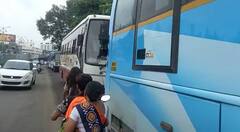 In Pics: कोणी डिझेल देता का डिझेल? डिझेल अभावी ST महामंडळाच्या बस जागेवरच