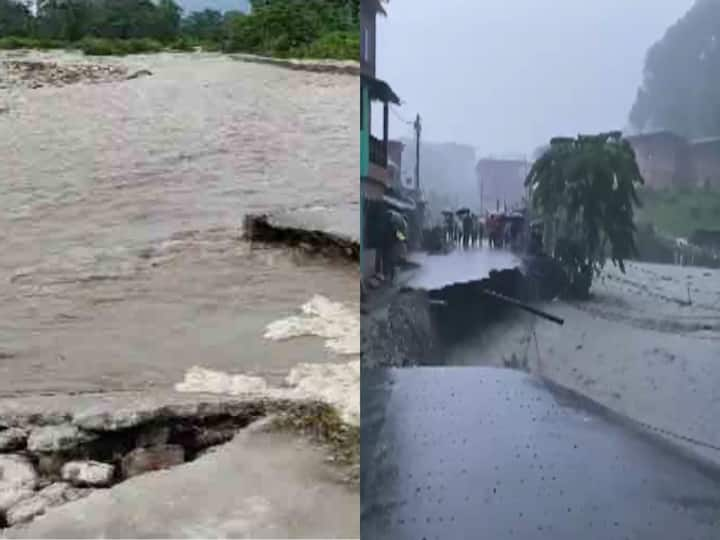 Bhutan Rain: ভুটানে প্রবল বৃষ্টির জের। হাসিমারা ঝোরায় জলোচ্ছ্বাসে আলিপুরদুয়ারের জয়গাঁও শহরে ঝর্নাবস্তির রাস্তায় ধস।