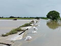 भारी बारिश से लखीमपुर खीरी के 186 गांव प्रभावित, लोगों के सामने खाने का संकट