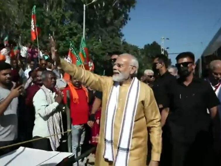 'Modi-Modi, Sher Aaya' Slogans PM In Himachal Pradesh's Una: Watch 'Modi-Modi, Sher Aaya' Slogans Welcome PM In Himachal Pradesh's Una: Watch