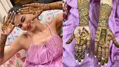 'প্রথম সবকিছু বিশেষ', করবা চৌথের মেহেন্দিতে হর পার্বতীর ছবি আঁকলেন মৌনী