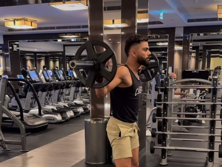 T20 World Cup: Virat Kohli Gives It All In Gym, Posts Workout Video - Watch T20 World Cup: Virat Kohli Gives It All In Gym, Posts Workout Video - Watch