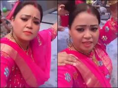 भारती सिंह ने अनोखे अंदाज में एंजॉय किया करवा चौथ, भूखी-प्यासी डांस करती आईं नजर