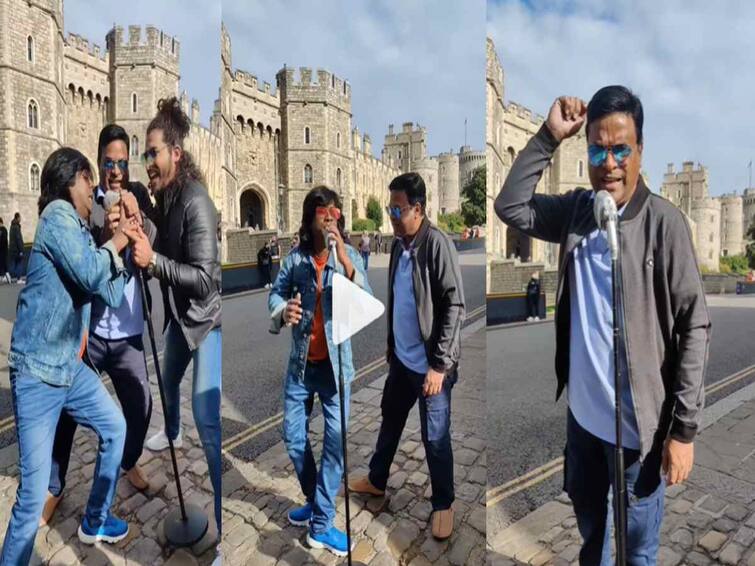 Bharat Jadhav Nikhil Chavan And Gaurav More funny video goes viral Video : भरत जाधव, गौरव मोरे अन् निखिल चव्हाणचा लंडनच्या रस्त्यावर ‘हेराफेरी’ परफॉर्मन्स; धमाल व्हिडीओ पाहिलात का?