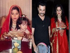 Karwa Chauth 2022: महीप कपूर ने करवा चौथ की शेयर कीं थ्रो बैक फोटोज, गोद में दिखीं छोटी सी शनाया कपूर
