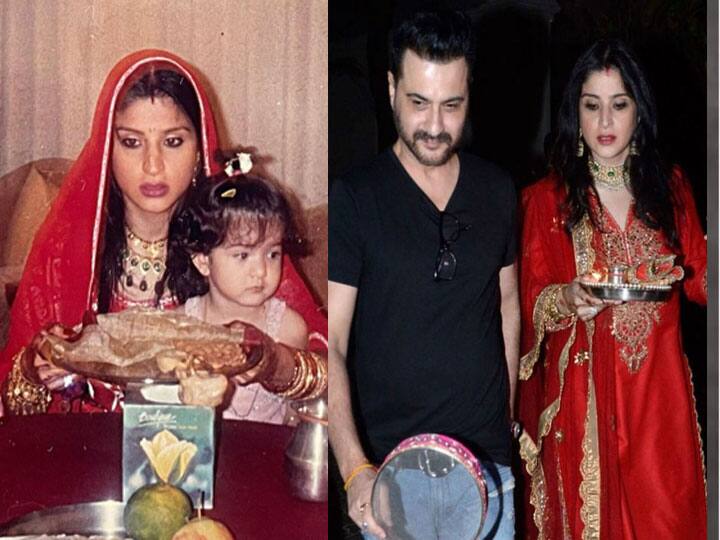 Maheep Kapoor Karwa Chauth Photos: आज महिलाएं अपने पति की लंबी उम्र के लिए करवा चौथ का व्रत रख रही हैं. बॉलीवुड में भी इस त्योहार का क्रेज है. महीप कपूर ने भी करवा चौथ की कुछ फोटो शेयर की हैं.