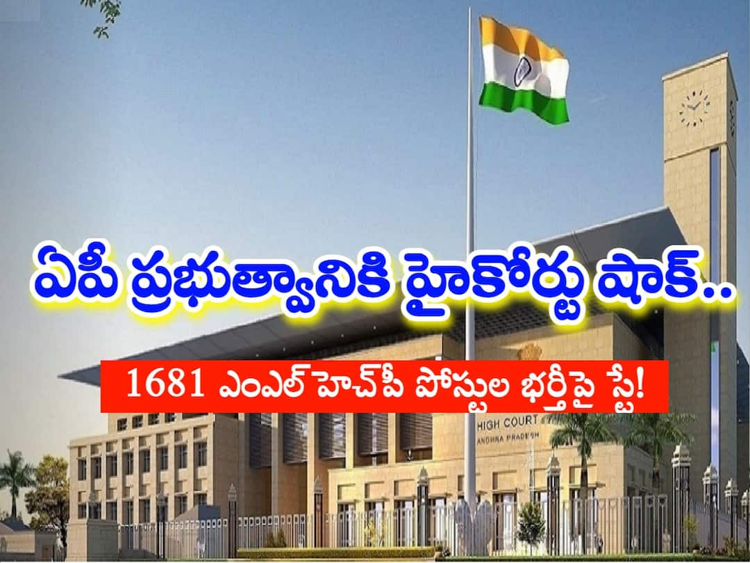 ap-high-court-division-bench-issue-the-interim-orders-for-1681-mlhp-posts-recruitment AP High Court: ఏపీ ప్రభుత్వానికి హైకోర్టు షాక్, ఎంఎల్‌హెచ్‌పీ పోస్టుల భర్తీపై స్టే!