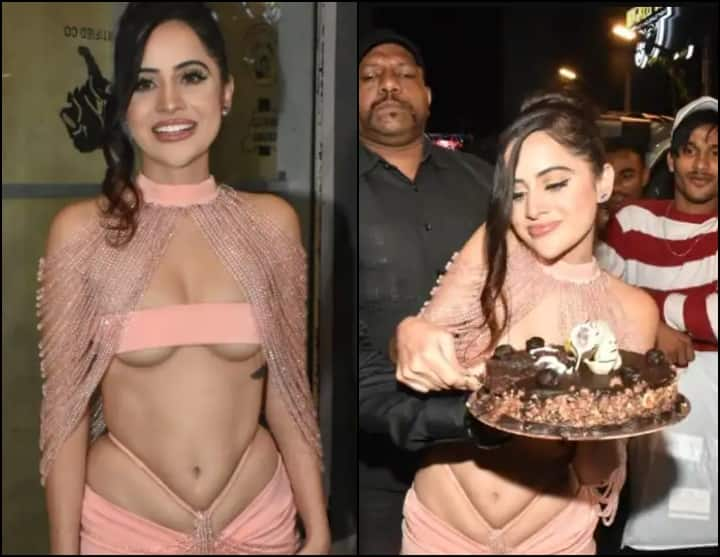 Urfi Javed Pre Birthday Celebration Pics: सोशल मीडिया स्टार उर्फी जावेद ने एक बार अपने फैशन से आग लगा दी है. एक प्री-बर्थडे पार्टी में उर्फी बेहद बोल्ड अवतार में पहुंची और लोगों के होश उड़ा दिए.