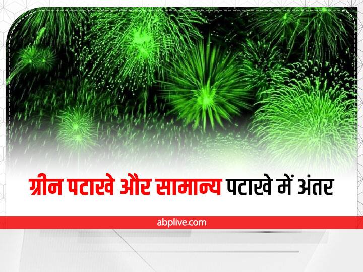 Green Firecrackers: ग्रीन पटाखे और सामान्य पटाखे में क्या अंतर है? जानिए लोगों में क्यों बढ़ रहा क्रेज Green Firecrackers Craze In People Know the difference between green crackers and normal crackers Green Firecrackers: ग्रीन पटाखे और सामान्य पटाखे में क्या अंतर है? जानिए लोगों में क्यों बढ़ रहा क्रेज