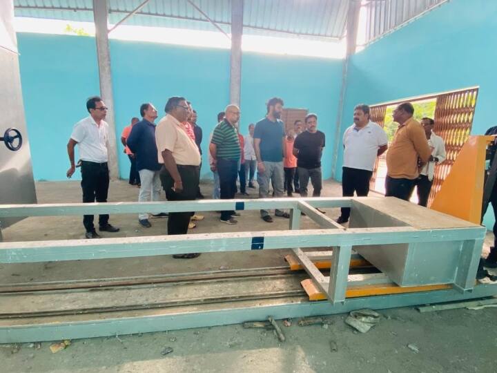 Durg News: दुर्ग जिले में पहला बिजली शवदाह गृह बनकर तैयार, जल्द होगा शुरू Durg first electric cremation will start soon Now will not wait hours for cremation in Chhattisgarh ann Durg News: दुर्ग जिले में पहला बिजली शवदाह गृह बनकर तैयार, जल्द होगा शुरू