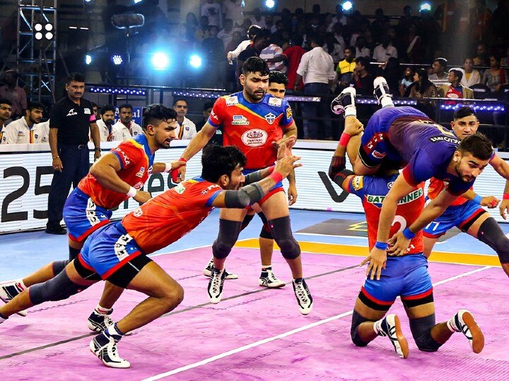 Pro Kabaddi 2022: பரபரப்பான ஆட்டத்தில் யுபி அணியை வீழ்த்தி மீண்டும் டேபிள் டாப்பில் டெல்லி அணி!