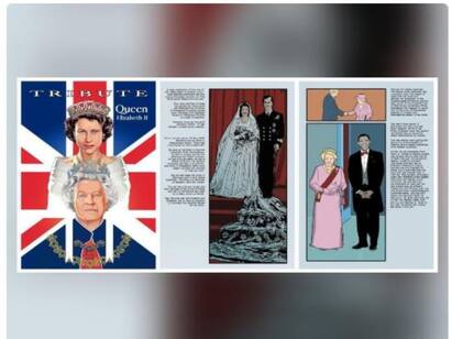 Queen Elizabeths life features in a new comic book Queen Elizabeth Comics : காமிக்ஸ் புத்தகமாக வெளியானது “எலிசபெத்’ மகாராணியின் வாழ்க்கை.. ஒரு விறுவிறு தகவல்..
