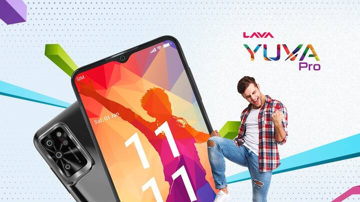 Lava Yuva Pro ની ડિસ્પ્લે અને પરફોર્મન્સ - લાવાના આ ફોનમાં 6.51 ઈંચની LCD ડિસ્પ્લે આપવામાં આવી છે, જે HD+ 720 x 1600 પિક્સલ રિઝોલ્યૂશન (Resolution) ને સપોર્ટ કરે છે. ડિસ્પ્લે સ્ટાન્ડર્ડ 60Hz રિફ્રેશ રેટ (Refresh Rate) ના સપોર્ટથી લેસ છે. વોટરડ્રોપ નોચ ડિઝાઈન પણ મળે છે. MediaTek નુ એન્ટ્રી સેવલ પ્રોસેસર (Processor) આપવામાં આવ્યું છે.