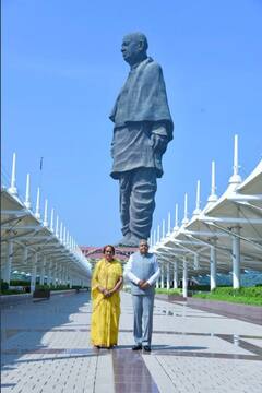 Jagdeep Dhankhar Gujarat Visit PHOTO: ઉપરાષ્ટ્રપતિ જગદીપ ધનખડે સ્ટેચ્યુ ઓફ યુનિટીની મુલાકાત લીધી