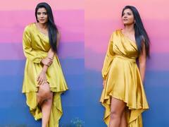 Aishwarya Rajesh: பொன்மகள் வந்தாள்... தங்க நிறத்தில் ஜொலிக்கும் ஐஸ்வர்யா ராஜேஷ்!