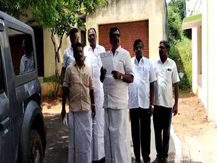 எம்பி ரவீந்திர நாத்குமார் மீது நடவடிக்கை எடுக்க வேண்டும் -  தங்க தமிழ்செல்வன் வனத்துறையிடம் மனு