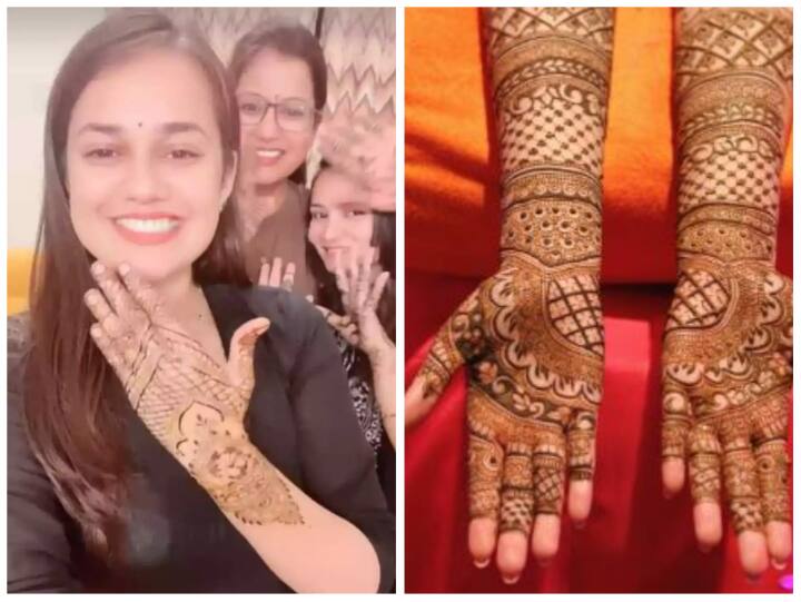 जैसलमेर जिला कलेक्टर टीना डाबी ने अपना पहला करवाचौथ खूब धूमधाम से बनाया. सोशल मीडिया टीना डाबी के हाथों में लगी मेहंदी और उनकी फोटो सुर्खियों में हैं.