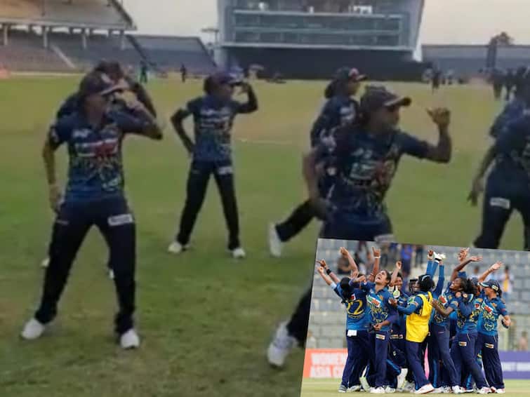 Sri Lanka Cricket Team's Perfectly Synchronized Dance After Beating Pakistan Goes Viral Viral video: பாகிஸ்தானை வீழ்த்தி இறுதி போட்டியில் எண்ட்ரி: ஆட்டம் போடும் இலங்கை மகளிர் கிரிக்கெட் அணி