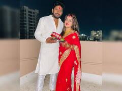 Bhojpuri Stars Karwa Chauth 2022: लाल जोड़े में कुछ ऐसे मुस्कुराईं भोजपुरी क्वीन मोनालिसा, निधि और रानी को भी देखें