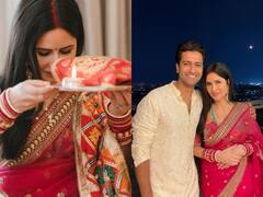 Katrina Kaif Celebrates Her First Karwa Chauth With Vicky Kaushal - SEE PICS