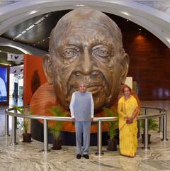 Jagdeep Dhankhar Gujarat Visit PHOTO: ઉપરાષ્ટ્રપતિ જગદીપ ધનખડે સ્ટેચ્યુ ઓફ યુનિટીની મુલાકાત લીધી
