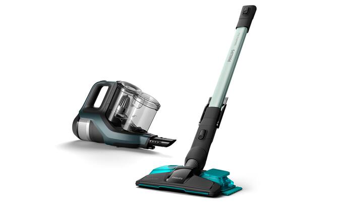Philips Speedpro Acqua भी काफी पावरफुल है. इसकी कीमत 39,995 रुपये है. इसकी खासियत यह है कि यह गीले और सूखे दोनों ही स्थिति में सफाई करता है. इसके साथ 180° वाला सेक्शन मिलता है. इसे दो साल की वारंटी के साथ खरीदा जा सकता है. इसमें 21.6V की बैटरी दी गई है जिसे लेकर कंपनी की तरफ से 50 मिनट के बैकअप का दावा किया गया है.