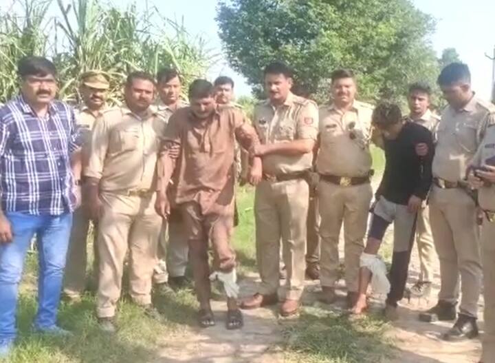 up news muzaffarnagar encounter between police and two miscreants ann Muzaffarnagar News: मुजफ्फरनगर में बाइक सवार बदमाशों से मुठभेड़, पुलिस की गोली लगने से दो घायल, गिरफ्तार