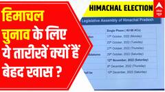 जानिए Himachal Elections के लिए ये तारीखें क्यों हैं बेहद खास...