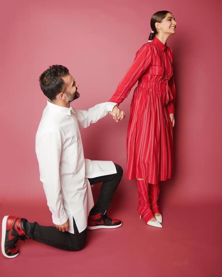 सोनम कपूरने नुकतेच एका मुलाला जन्म दिला ज्याचे नाव तिने वायु असे ठेवले आहे.(फोटो सौजन्य:sonamkapoor/इंस्टाग्राम)