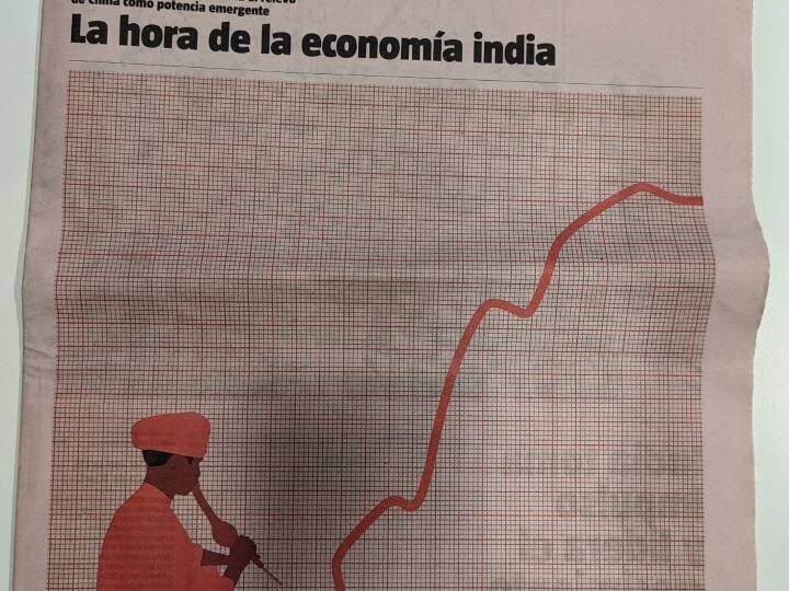 Snake charmer in Spain newspaper front page on Indian economy. Zerodha CEO, others join debate Viral News: भारत के आर्थिक विकास को दिखाने के लिए Spain के अखबार ने लगाई सपेरे की फोटो, ट्विटर पर लोगों ने लगाई लताड़