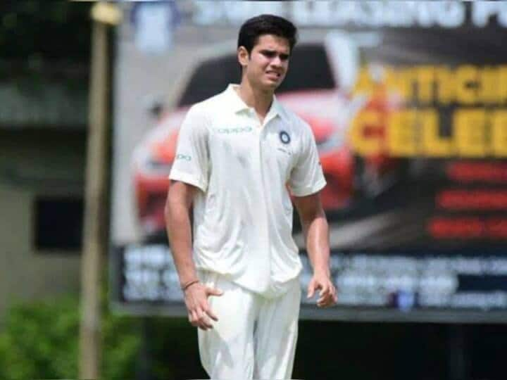 SMAT 2022 Arjun Tendulkar Shines against Hyderbad take 4 wickets in his Spell SMAT 2022: हैदराबाद के खिलाफ चमके अर्जुन तेंदुलकर, 4 ओवर में 10 रन देकर लिए चार विकेट