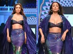 रैम्प पर हुस्न के जलवे बिखेरती नजर आईं मलाइका अरोड़ा, बोलीं - मुझे लगा मैं सुपरवुमन हूं