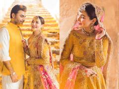 'हमज़ा' की बाहों में 'हाला'...हानिया आमिर और फरहान सईद की ये तस्वीरें आपके दिल में उतर जाएंगी