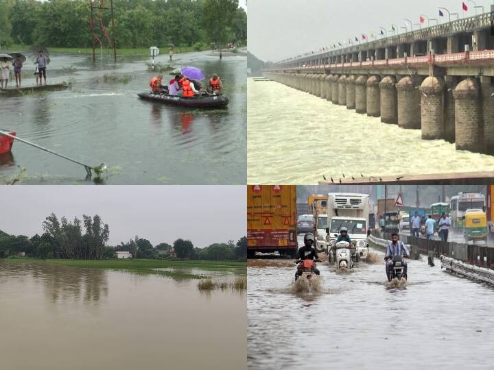 India Weather Update IMD Rainfall UP Flood Heavy Rainfall Alert in Maharashtra Waterlogging in Pune Rainfall: मैदान से पहाड़ों तक आसमानी आफत - UP में घाघरा नदी का रिंग बांध टूटा, महाराष्ट्र के पुणे में सड़कों पर भरा पानी