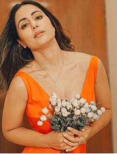 ਨਾਰੰਗੀ ਬੈਕਲੇਸ ਡਰੈੱਸ 'ਚ ਨਜ਼ਰ ਆਇਆ ਹਿਨਾ ਖਾਨ ਦਾ ਬੇਹੱਦ ਗਲੈਮਰਸ ਅੰਦਾਜ਼, ਪ੍ਰਸ਼ੰਸਕਾਂ ਨੇ ਕਿਹਾ- ਰਹਿਮ ਕਰੋ!